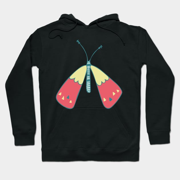 Many Moths Hoodie by Jacqueline Hurd